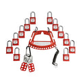 Lockout Kit,2 Lockouts,Red