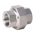 304 Stainless Steel Union, 1/2 in x 1/2 in Fitting Pipe Size, Female NPT x Female NPT, Class 150
