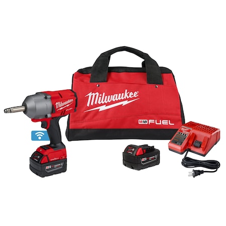 M18 FUEL 1/2 in. Extended Anvil Controlled Torque Impact Wrench with ONE-KEY Kit