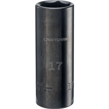Sockets, 3/8" Drive 17mm Metric Deep Imp