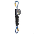 DBI-SALA Self-Retracting Lifeline, 8 ft. Length, Carabiner, Aluminum, 1 Leg(s)