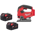 M18 FUEL D-Handle Jig Saw + M18 XC5.0 Extended Capacity Battery 2-Pack