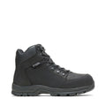 Men's 6-Inch Work Boot, 11 W, Steel Toe, Black, W211042
