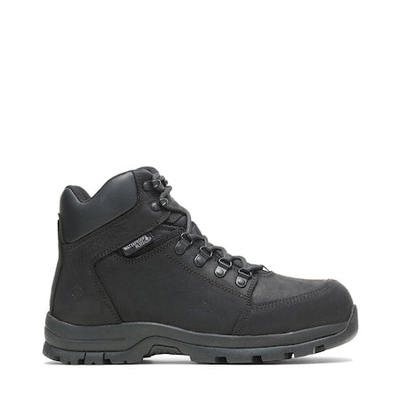 Men's 6-Inch Work Boot, 11 W, Steel Toe, Black, W211042