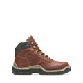 Men's 6-Inch Work Boot, 10 1/2, Composite Toe, 6 in H, Brown, W211099