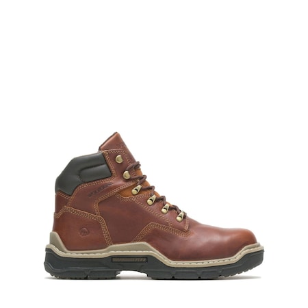 Men's 6-Inch Work Boot, 10 1/2, Composite Toe, 6 in H, Brown, W211099