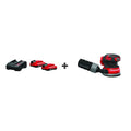 Battery Starter Kit,Bonus Sander,20V