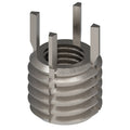 Key Locking Thread Insert, Heavy Wall, 4 Keys, 5/16"-24 Int Thrd Sz, 1/2"-13 Ext Thrd Sz, 10 PK