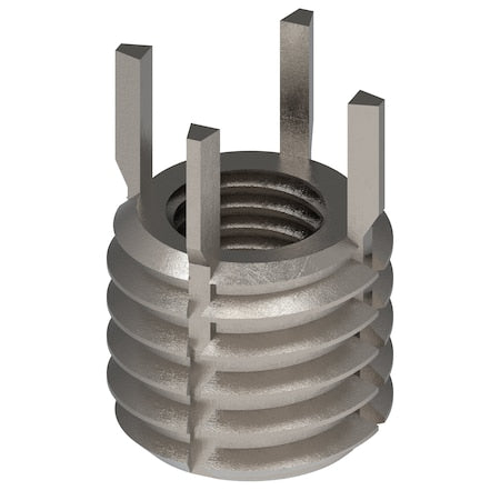 Key Locking Thread Insert, Heavy Wall, 4 Keys, 5/16"-24 Int Thrd Sz, 1/2"-13 Ext Thrd Sz, 10 PK