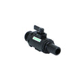 Manual 2-Way Ball Valve,NPT,Polypro