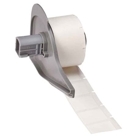 Wraparound Label, White, Nylon, 3/4 in W