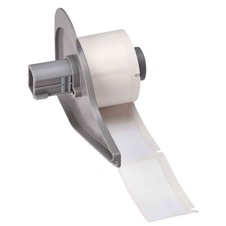 Pre-Cut Label Stock Roll, White, Gloss