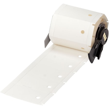 Pre-Cut Label Stock Roll, White, Matte