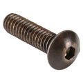 #8-32 Socket Head Cap Screw, Button, Black Oxide Alloy Steel, 5/8 in Length, 100 PK