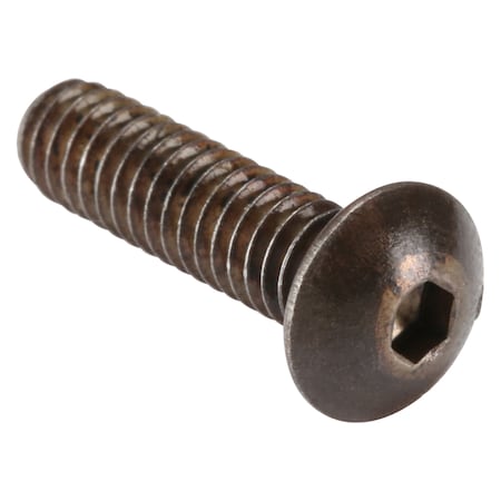 #8-32 Socket Head Cap Screw, Button, Black Oxide Alloy Steel, 5/8 in Length, 100 PK