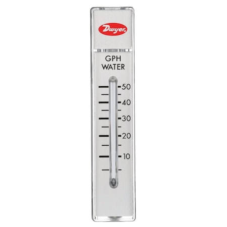 Flowmeter, range 5-50 GPH water.