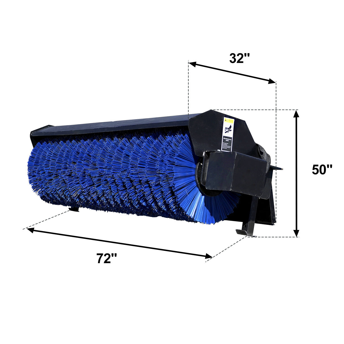 Greatbear Skid Steer 72'' Angle Broom
