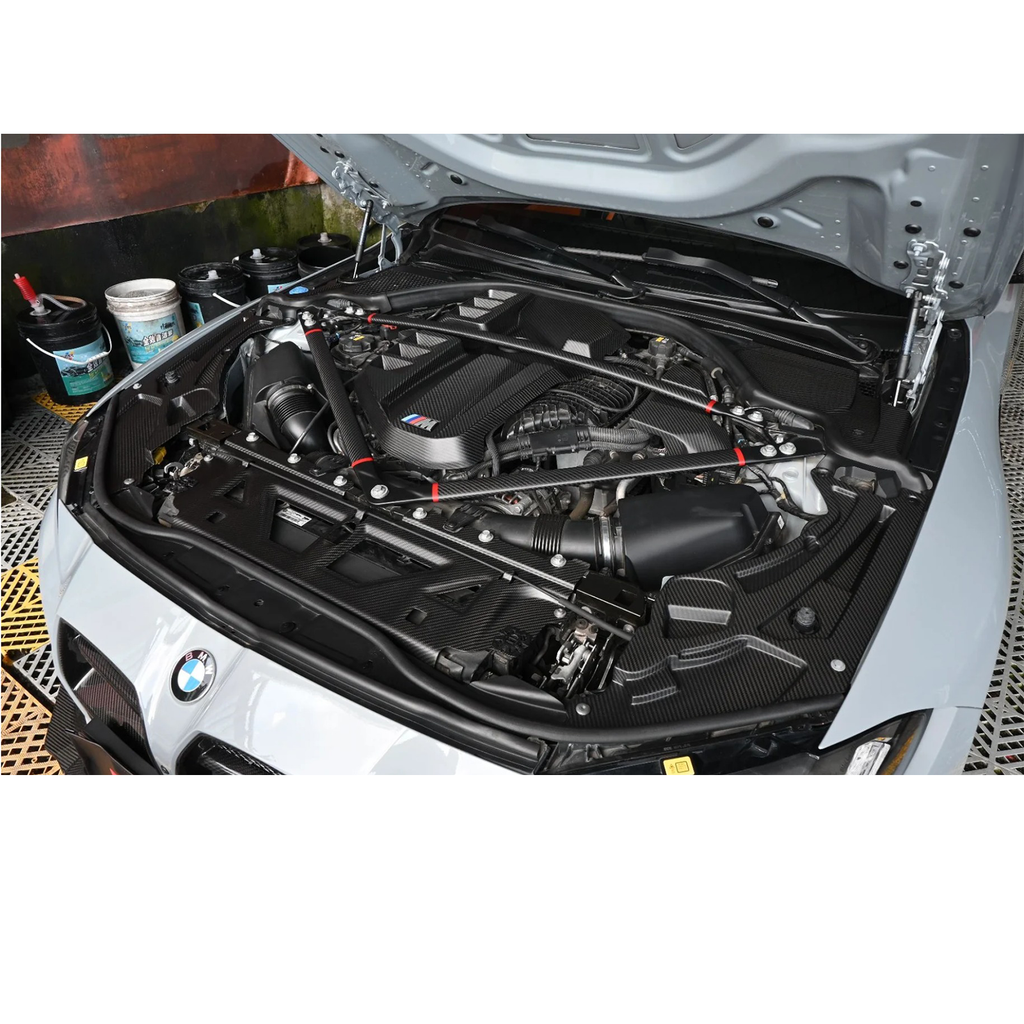 Dry Carbon Fiber Full Engine Bay Cover Kit for BMW G80 M3 G82 M4