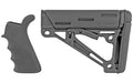 Hogue OverMolded Kit |  Pistol Grip with Beavertail and Finger Grooves |  Mil-spec Collapsible Stock |  Fits AR-15 |  Black