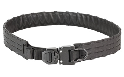 Haley Strategic Partners D3 Outer Belt Snake Bite |  1/2" Molle Row Compatible |  Cobra D-Ring Snakebite Buckle |  Large 38"-41" |  Black |  Includes (1) Outer Belt |  (1) Mandible Angled Molle Strap |  (1) Mandible Vertical Molle Strap 2 Pack
