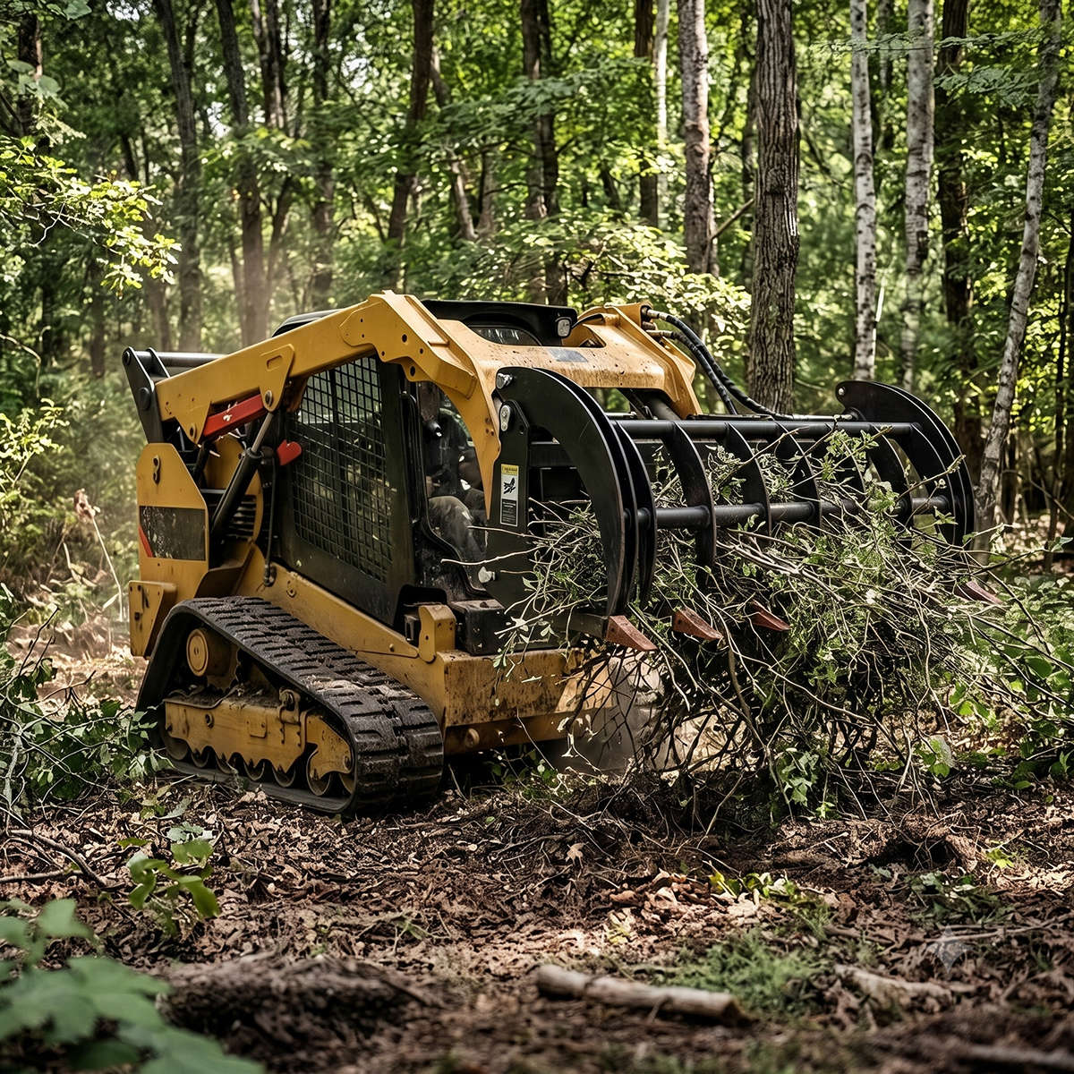 Greatbear 78" Heavy Root Grapple Rake