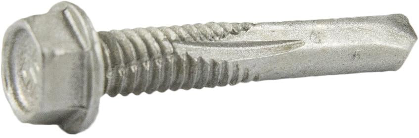 12-24 x 2 Hex Washer Head Self Drilling Screw TEK 5 Strong-Shield Coated