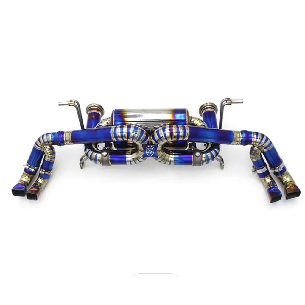Titanium True F1 Valved Exhaust System for Audi R8 2008–15 Type 42