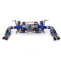 Titanium True F1 Valved Exhaust System for Audi R8 2008–15 Type 42