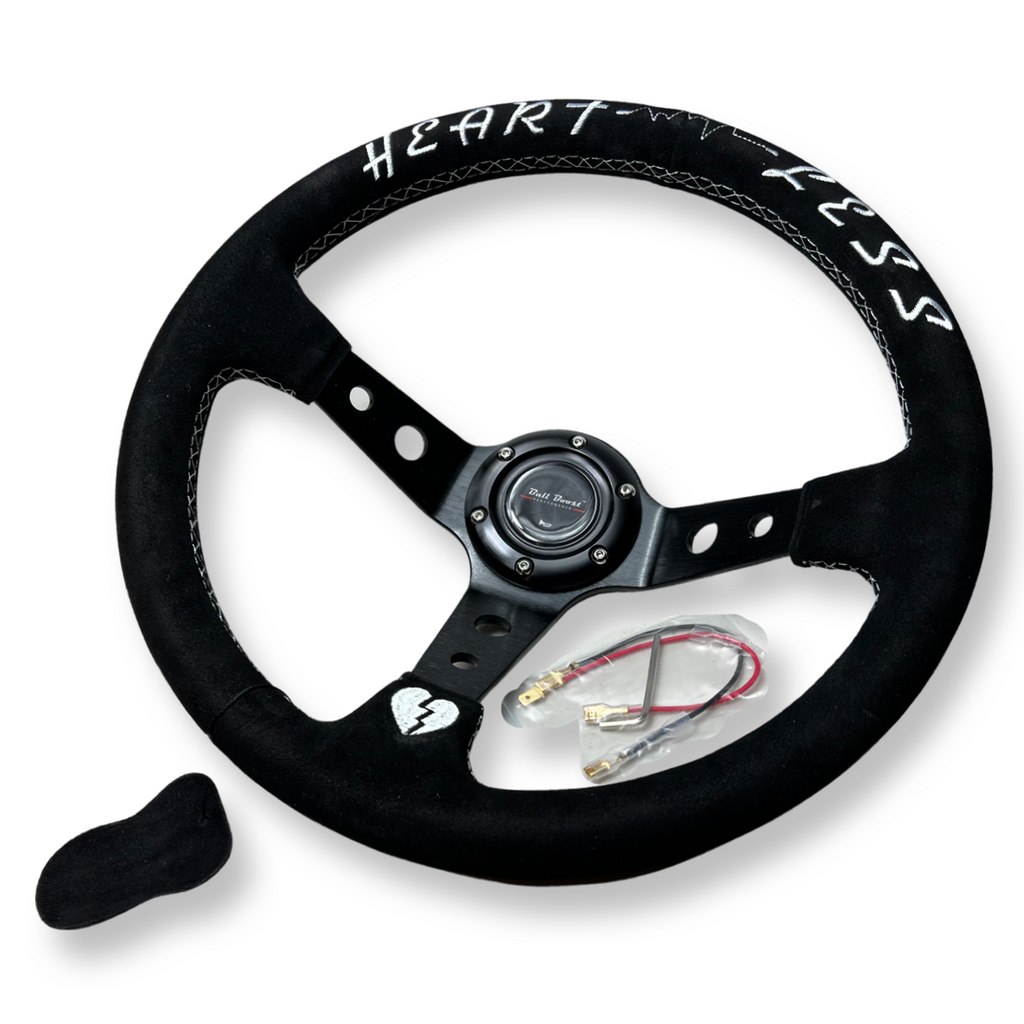 6-Bolt Racing Steering Wheel + Hub Adapter Boss Kit for Honda Acura Civic, Del Sol, Integra