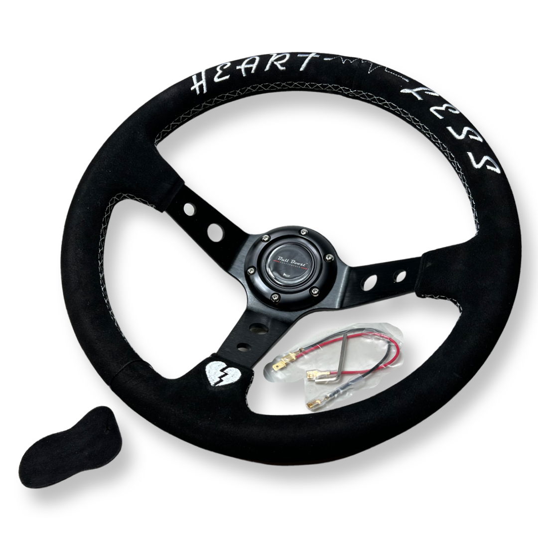 6-Bolt Racing Steering Wheel + Hub Adapter Boss Kit for Honda Acura Civic, Del Sol, Integra