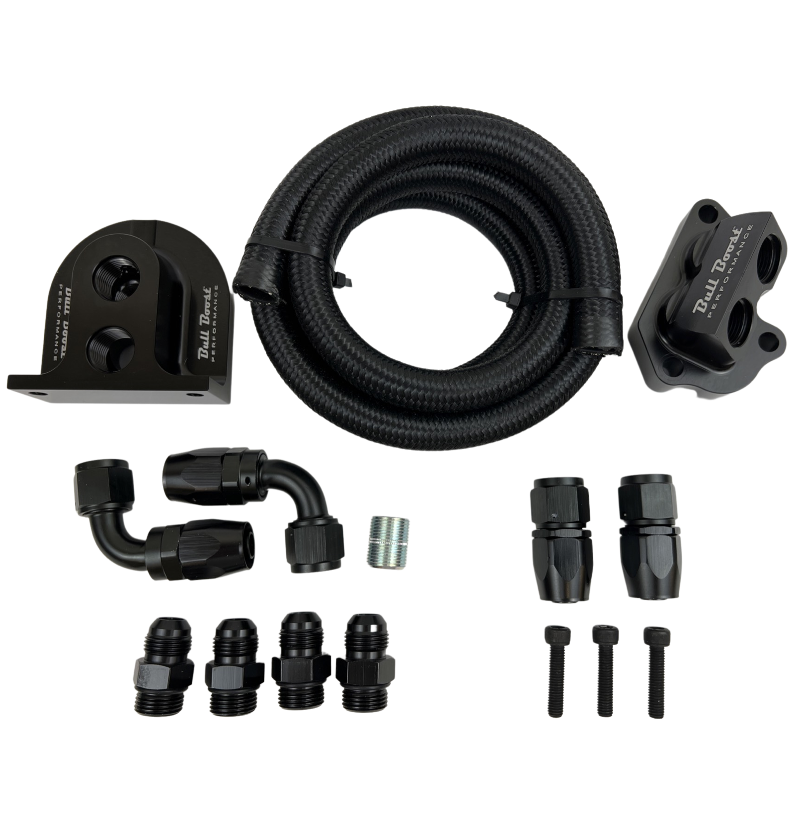 For 2011-22 Ford 5.0 / 5.2 Coyote Oil Filter Relocation Kit Mustang GT / 150 GT350, & GT500