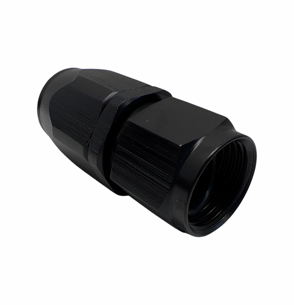 4Pcs 90° 0Degree Swivel Hose Line End Fitting Adaptor Fuel Oil AN10 10AN Black