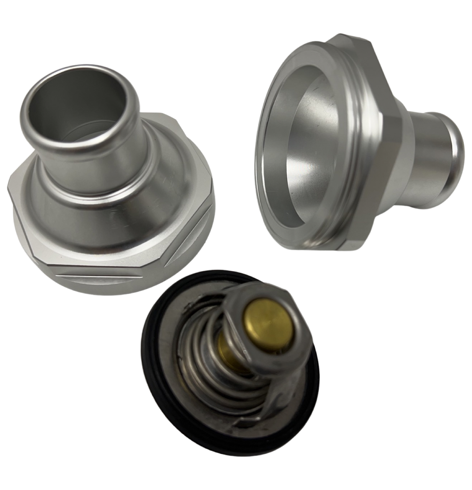 K Series K20 K24 In Line Thermostat Housing w/ T-Stat For Acura Honda RSX Civic