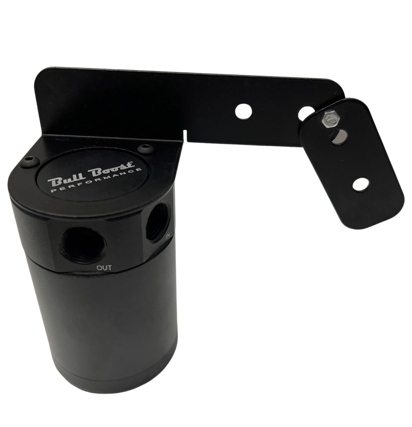 Universal Performance Oil Catch Can 2 Port -10AN + Mounting Bracket Kit Turbo V2