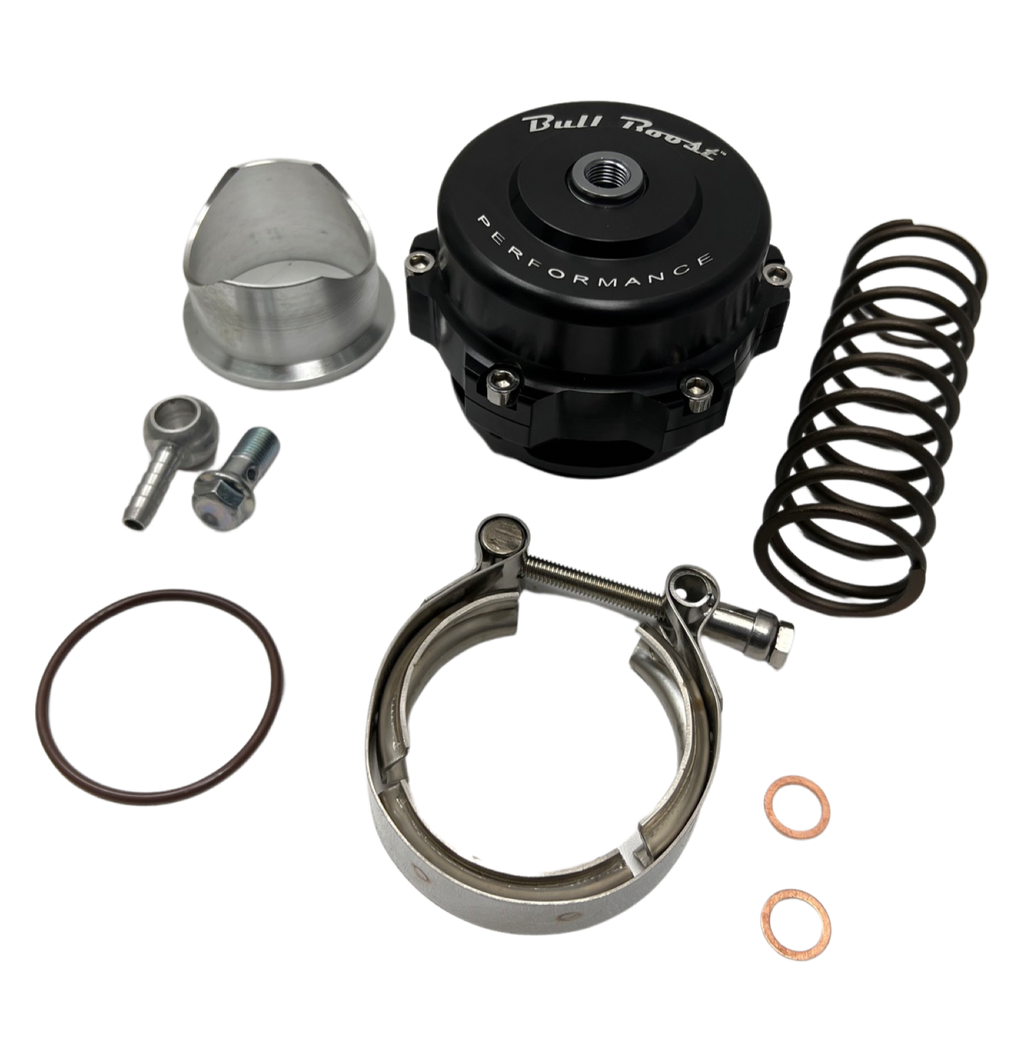 Q BV50 Black 50mm Blow Off Valve (BOV) - Up to 35PSI - 6PSI + 18PSI Springs