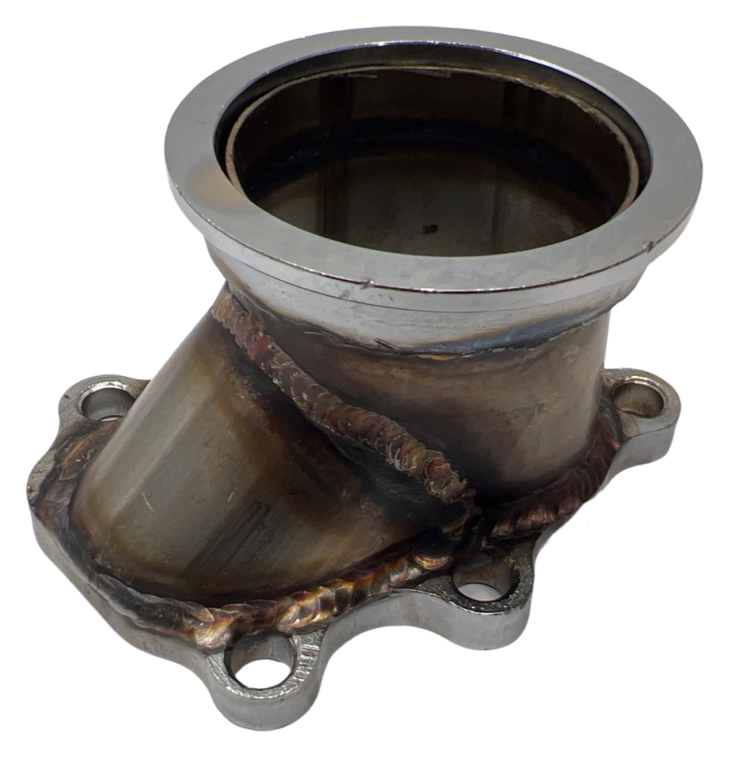 TD04 5 Bolt Turbo Down Pipe Flange 2.5" V Band Conversion Adapter For Subaru WRX
