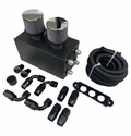 Pro Series Oil Catch Can For Prelude Del Sol Accord s2000 4 Port -10AN With Hose