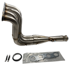 K Series K20 K24 Megaphone Pipe Header Exhaust 3" 4-1 Tri-Y EK EG DC2 Civic V Band Down Pipe
