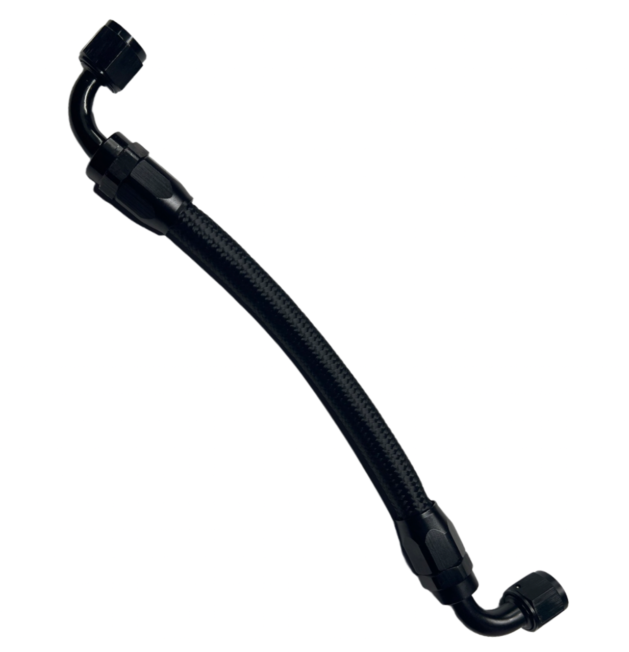 Z893 LS1 / LS6 -8AN high flow BLACK fuel rails w/ fittings & crossover hose for Corvette CTS Camaro