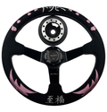 Bliss Heart Suede Steering Wheel + Billet Hub Kit For Nissan Datsun 280Z 260Z 240Z 620 510 C10