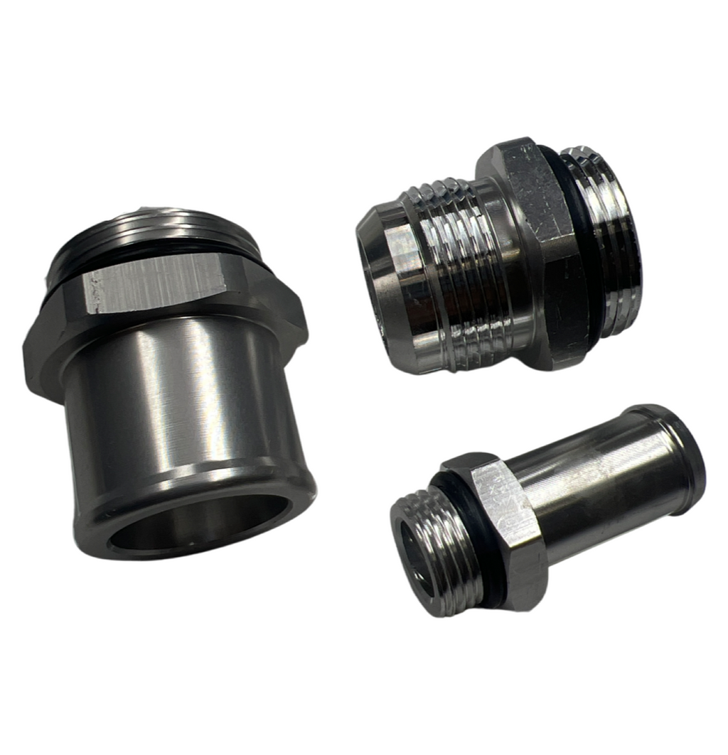 K20 K24 K Series Direct Water Pump Mount V2 Swivel Neck Thermostat Housing 16AN