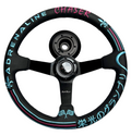 Leather 350mm Suede Steering Wheel Hub Kit For 01-06 BMW 320 325 328 330 M3 Z4 E90 Mini Cooper E46H