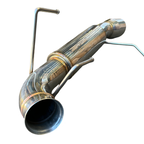 Dual 3" Axle-Back Exhaust w/ 4" Tips for 13-14 Ford Mustang GT 5.0 Coyote V8