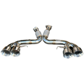 Catback Exhaust for 20-24 Chevy Corvette C8 Polished Tips 6.2L V8 Mandrel 304SS