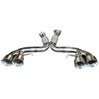 Exhaust for Chevrolet Corvette C8 2020+ Polish Tips 6.2L V8 3" Catback Exhaust