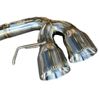 Exhaust for Chevrolet Corvette C8 2020+ Polish Tips 6.2L V8 3" Catback Exhaust
