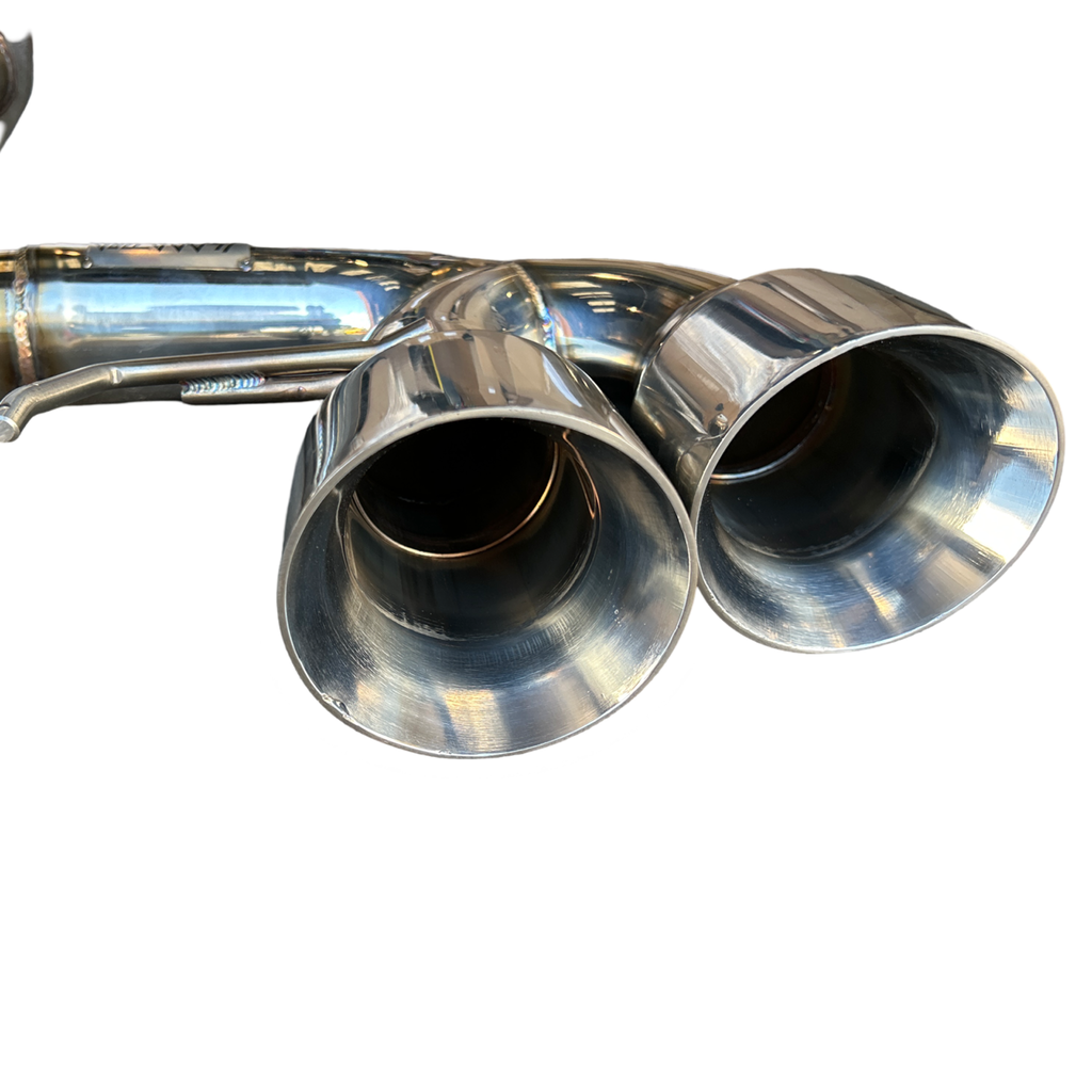 Exhaust for Chevrolet Corvette C8 2020+ Polish Tips 6.2L V8 3" Catback Exhaust