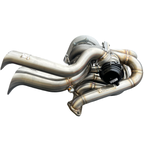 B Series Hood Exit T4 .82 Top Mount Turbo Manifold Kit GSR Si B16 B18 B20 44mm For Civic Si DC2
