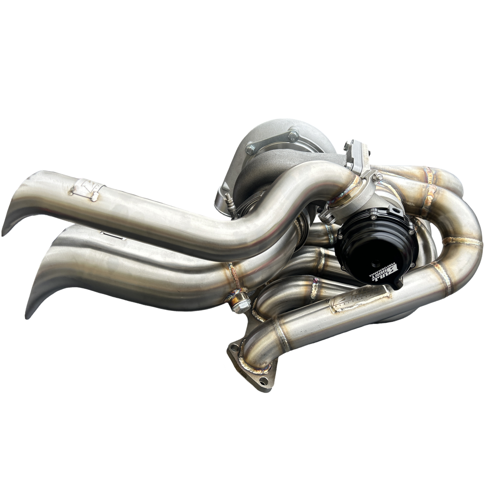 B Series Hood Exit T4 .82 Top Mount Turbo Manifold Kit GSR Si B16 B18 B20 44mm For Civic Si DC2