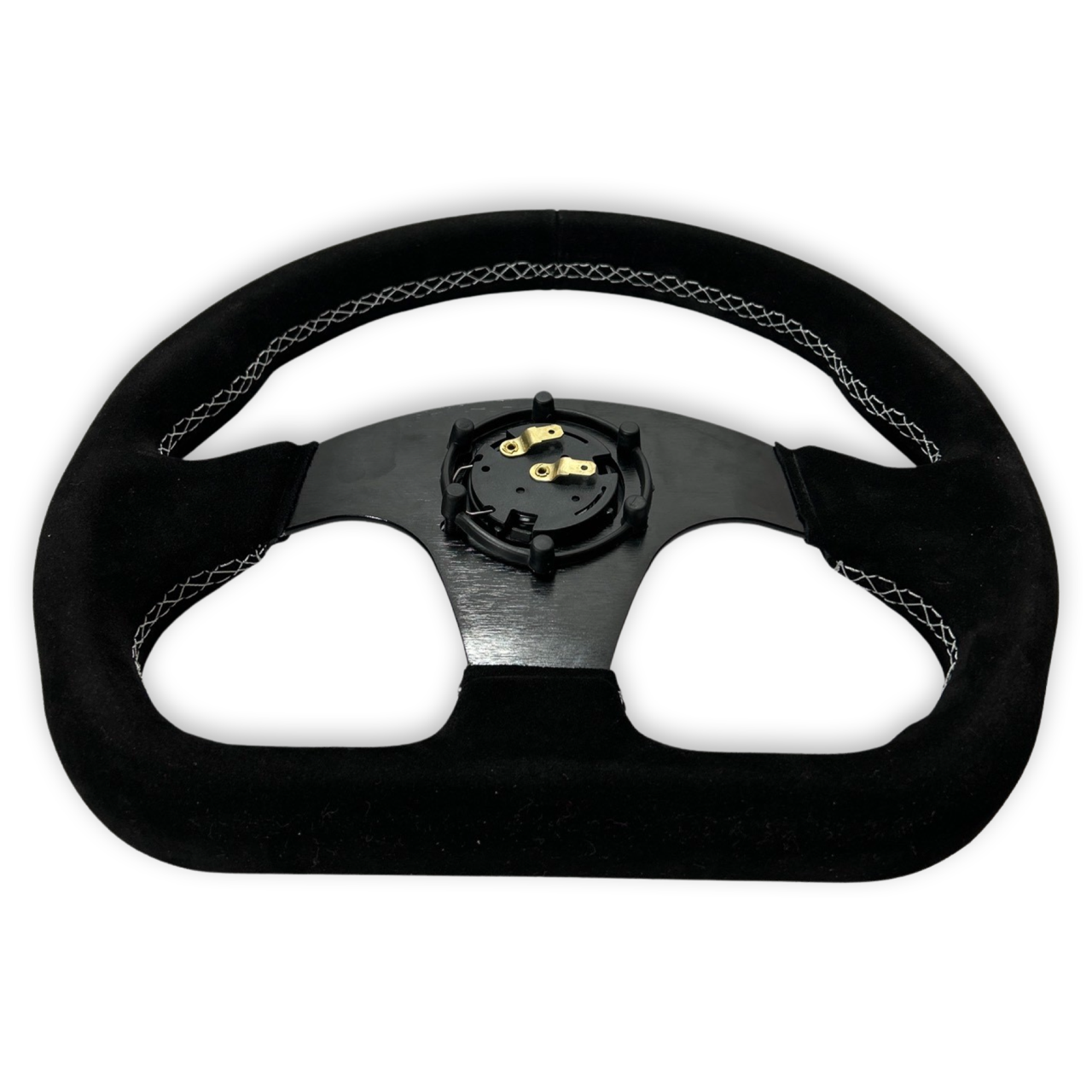 Quadro Style Steering Wheel + Short Hub Adapter Kit For Ford F 150 350 450